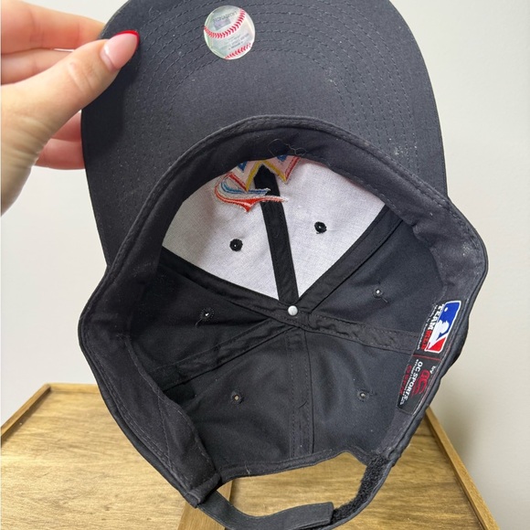 Black Miami Marlins MLB Cap by OC Sports - Picture 8 of 11